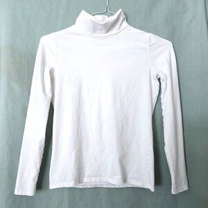 Talbots White Turtleneck Sweater